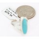 .925 Sterling Silver Navajo Certified Authentic Handmade Natural Turquoise Native American Ring size 8 1/2 96004-8