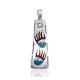 Bear Paw .925 Starling Silver Certified Authentic Handmade Navajo Native American Natural Turquoise Coral Pendent  24541-4