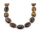 Certified Authentic Navajo Native American Natural Tigers Eye Necklace Earrings Set 24547-18331
