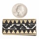 Water Wave Cloud 12kt Gold Filled .925 Sterling Silver Certified Authentic Handmade Navajo Native American Money Clip 24536-3