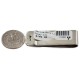 Navajo Feather Certified Authentic Nickel Handmade Native American Money Clip 11268-4