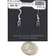 Certified Authentic Navajo .925 Sterling Silver Natural Lapis Native American Dangle Earrings 27233-6