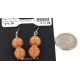 .925 Sterling Silver Hooks Certified Authentic Navajo Natural Agate Native American Dangle Earrings 18294-17