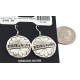 .925 Sterling Silver Certified Authentic Hopi Story Teller Native American Dangle Earrings 13184