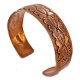 Navajo Handmade Certified Authentic Pure Copper Native American Bracelet 12485-29