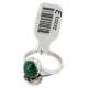 Handmade Certified Authentic Navajo .925 Sterling Silver Natural Malachite Native American Ring Size 7 26203-32