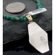 Certified Authentic 12kt Gold Filled .925 Sterling Silver Handmade Mountain Turquoise Native American Necklace 370876018093