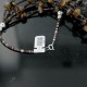 Certified Authentic 5 Strand Navajo .925 Sterling Silver Turquoise and Tigers Eye Native American Necklace 15621-23