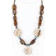 Certified Authentic Navajo .925 Sterling Silver Natural Tigers Eye Jasper Hematite Native American Necklace 15890-5