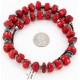 Certified Authentic Navajo .925 Sterling Silver Natural Turquoise and Coral Native American Necklace 390816368536