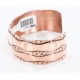 Handmade Certified Authentic Navajo Handstamped Real Handmade Copper Native American Bracelet 371018587857