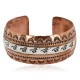 Horses Handmade Certified Authentic Navajo .925 Sterling Silver and Pure Copper Native American Bracelet 12843-4