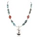 InlaidCertified Authentic Navajo .925 Sterling Silver Turquoise Native American Necklace 390826422074