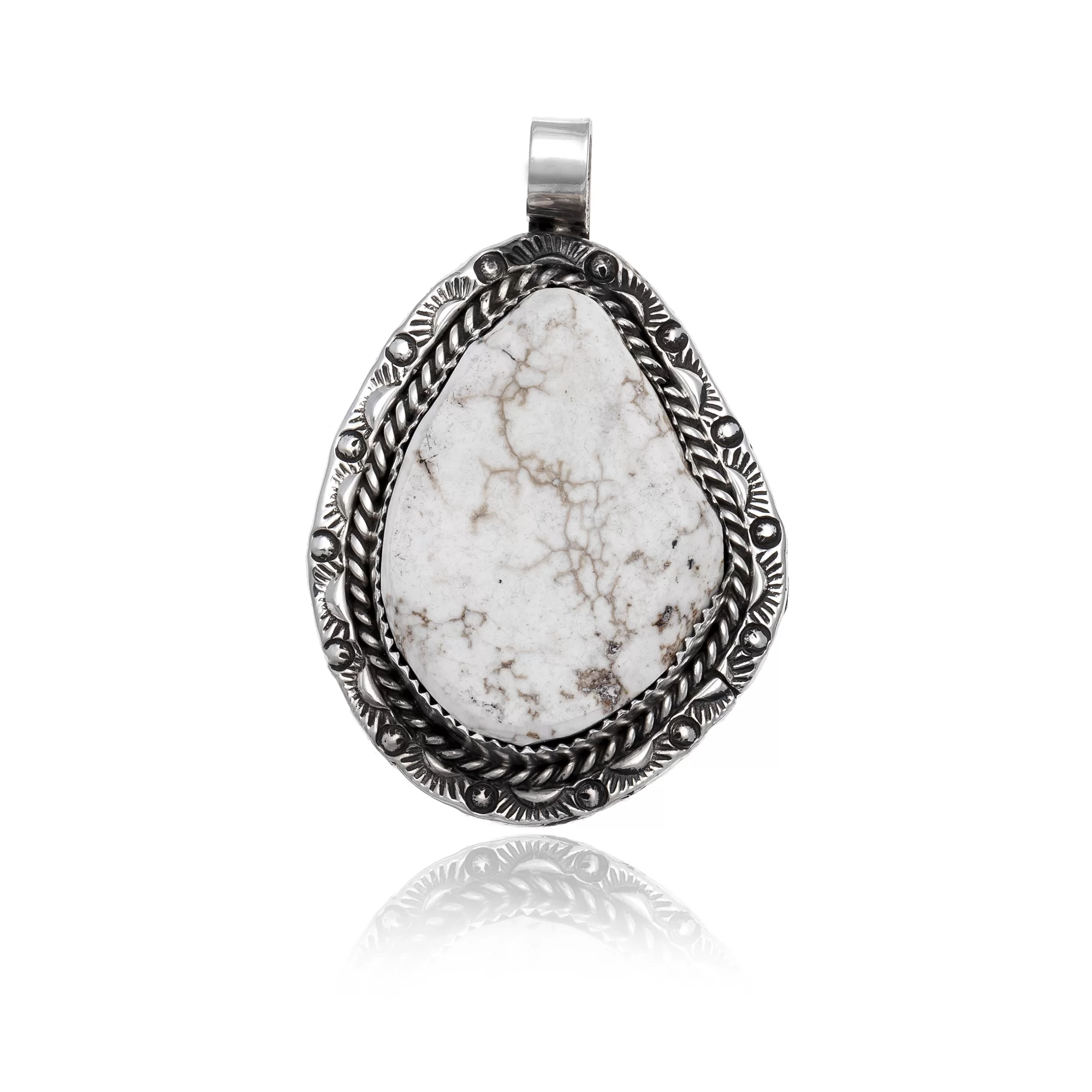 White Buffalo Necklace Native American Jewelry Dakota Sky Stone
